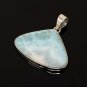 Larimar Pendant; GemSterling Silver Pendant Natural Gemstone Pendant 43.75mm X 42mm Default Title