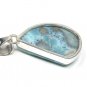Larimar Pendant; GemstoSterling Silver Pendant Natural Gemstone Pendant 43mm X 21mm Default Title