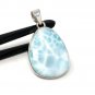 Larimar Pendant; GemsSterling Silver Pendant Natural Gemstone Pendant 43mm X 25.3mm Default Title