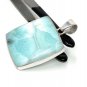 Larimar Pendant; GemsSterling Silver Pendant Natural Gemstone Pendant 47mm x 30.5mm Default Title