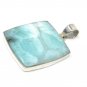 Larimar Pendant; GemsSterling Silver Pendant Natural Gemstone Pendant 47mm x 30.5mm Default Title