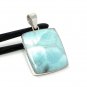 Larimar Pendant; GemsSterling Silver Pendant Natural Gemstone Pendant 47mm x 30.5mm Default Title