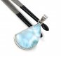Larimar Pendant; GemstoSterling Silver Pendant Natural Gemstone Pendant 48mm x 22mm Default Title