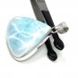 Larimar Pendant; GemstoSterling Silver Pendant Natural Gemstone Pendant 48mm X 38mm Default Title