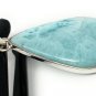 Larimar Pendant; GemSterling Silver Pendant Natural Gemstone Pendant 50mm x 22.35mm Default Title
