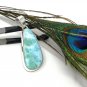 Larimar Pendant; GemSterling Silver Pendant Natural Gemstone Pendant 51.5 X 18.45mm Default Title