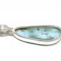 Larimar Pendant; GemSterling Silver Pendant Natural Gemstone Pendant 51.5 X 18.45mm Default Title