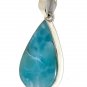 Larimar Pendant; GemsSterling Silver Pendant Natural Gemstone Pendant 51mm X 27.3mm Default Title