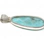 Larimar Pendant; GemstoSterling Silver Pendant Natural Gemstone Pendant 53mm X 18mm Default Title