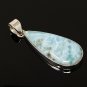 Larimar Pendant; GemsSterling Silver Pendant Natural Gemstone Pendant 53mm x 19.5mm Default Title