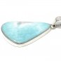 Larimar Pendant; GemsSterling Silver Pendant Natural Gemstone Pendant 53mm x 26.3mm Default Title