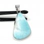 Larimar Pendant; GemsSterling Silver Pendant Natural Gemstone Pendant 53mm x 26.3mm Default Title