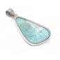 Larimar Pendant; GemsSterling Silver Pendant Natural Gemstone Pendant 53mm x 26.3mm Default Title