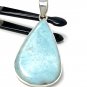 Larimar Pendant; GemstonSterling Silver Pendant Natural Gemstone Pendant 54x27.25mm Default Title