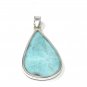 Larimar Pendant; GemstonSterling Silver Pendant Natural Gemstone Pendant 54x27.25mm Default Title