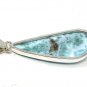 Larimar Pendant; GemSterling Silver Pendant Natural Gemstone Pendant 55.25mm X 19mm Default Title