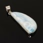 Larimar Pendant; GemstSterling Silver Pendant Natural Gemstone Pendant 57 X 18.75mm Default Title