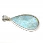 Larimar Pendant; GSterling Silver Pendant Natural Gemstone Pendant 58.2mm X 28.35mm Default Title