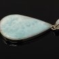 Larimar Pendant; GemSterling Silver Pendant Natural Gemstone Pendant 60.25 X 29.5mm Default Title