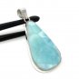 Larimar Pendant; GemstoSterling Silver Pendant Natural Gemstone Pendant 61mm X 27mm Default Title