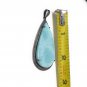 Larimar Pendant; GemstoGemstone Diamond Pendant Pave Diamond Pendant Silver Pendant Default Title