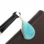 Larimar Pendant; GemstonSterling Silver Pendant Natural Gemstone Pendant 52x23.75mm Default Title
