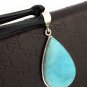 Larimar Pendant; GemstonSterling Silver Pendant Natural Gemstone Pendant 52x23.75mm Default Title