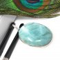 Larimar Pendant; GemstonSterling Silver Pendant Natural Gemstone Pendant 47.65x25mm Default Title