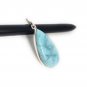 Larimar Pendant; GemstoneSterling Silver Pendant Natural Gemstone Pendant 57x20x7mm Default Title