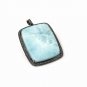 Larimar Pendant; Gemstone PendaPave Diamond Pendant Sterling Silver Pendant 54x36mm Default Title