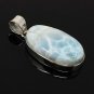 Larimar Pendant; Gemstone PendBohemian Jewelry Natural Gemstone Pendant 44mm X 20mm Default Title
