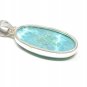 Larimar Pendant; Gemstone PBohemian Jewelry Natural Gemstone Pendant 48.25 X 19.5mm Default Title