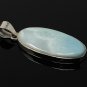 Larimar Pendant; Gemstone PBohemian Jewelry Natural Gemstone Pendant 49.35 X 18.5mm Default Title