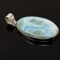 Larimar Pendant; Gemstone Bohemian Jewelry Natural Gemstone Pendant 49.5mm X 23.5mm Default Title