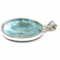 Larimar Pendant; Gemstone Bohemian Jewelry Natural Gemstone Pendant 49.5mm X 23.5mm Default Title