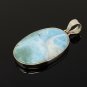 Larimar Pendant; Gemstone PendBohemian Jewelry Natural Gemstone Pendant 49.6 X 26mm Default Title