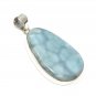 Larimar Pendant; Gemstone PendBohemian Jewelry Natural Gemstone Pendant 54.5x28.6mm Default Title