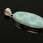 Larimar Pendant; Gemstone PendaBohemian Jewelry Natural Gemstone Pendant 55.25x21mm Default Title