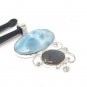 Larimar Pendant; LabraSterling Silver Silver Jewelry Gifts for Her Bohemian Jewelry Default Title