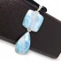 Larimar Pendant; Natural Gemstone JeJewelry Supplies Gifts for Her 85.7mm x 31.75mm Default Title