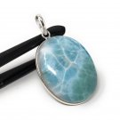 Larimar Pendant; NatuWholesale DIY Jewelry Making Supplies Gifts for Her 44.45x27mm Default Title