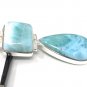 Larimar Pendant; NatWholesale DIY Jewelry Making Supplies Gifts for Her 65mm X 19mm Default Title