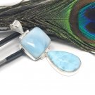 Larimar Pendant; Natural GBohemian Jewelry Wholesale Jewelry Supplies Gifts for Her Default Title