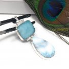 Larimar Pendant; Natural GeBohemian Jewelry Wholesale JewelrySupplies Gifts for Her Default Title
