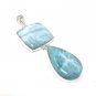 Larimar Sterling Silver Jewelry Wholesale DIY Jewelry Making Supplies Gifts for Her Default Title