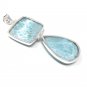 Larimar Sterling Silver Jewelry Wholesale DIY Jewelry Making Supplies Gifts for Her Default Title