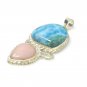 Larimar PendGemstone Pendant Sterling Silver Jewelry Gifts for Her Bohemian Jewelry Default Title