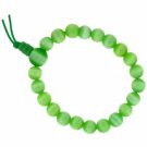 Light Green Cats Eye Beaded Power Bracelet B3070LGR