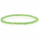 Light Green Cats Eye Beaded Stretch Bracelet B6031LGR