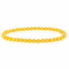 Light Orange Cats Eye Beaded Stretch Bracelet B6031LOR
